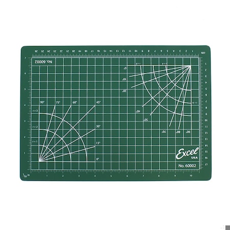 Excel Blades 8 1/2 in. x 12 in. Self Healing Cutting Mat with Measurement Grid 60002IND